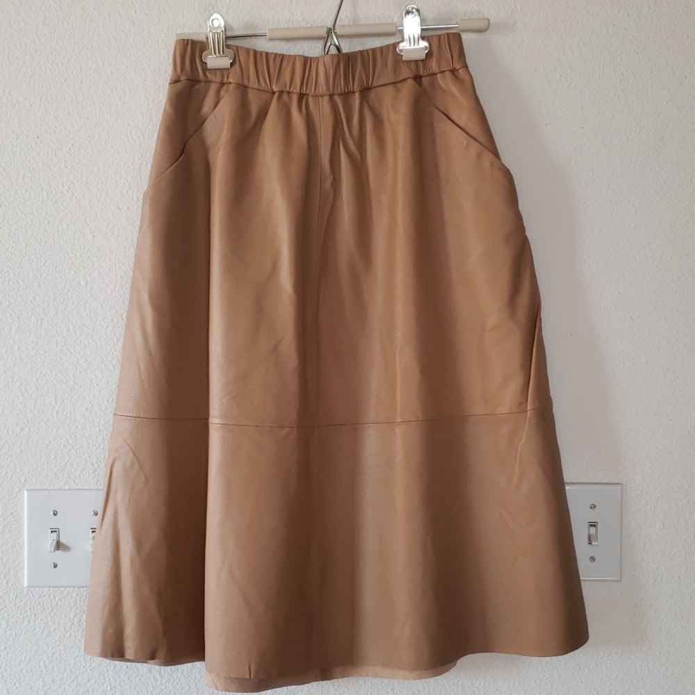 Leather skirt